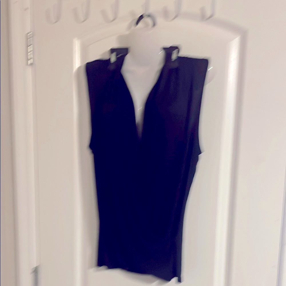 Black Sleeveless Blouse